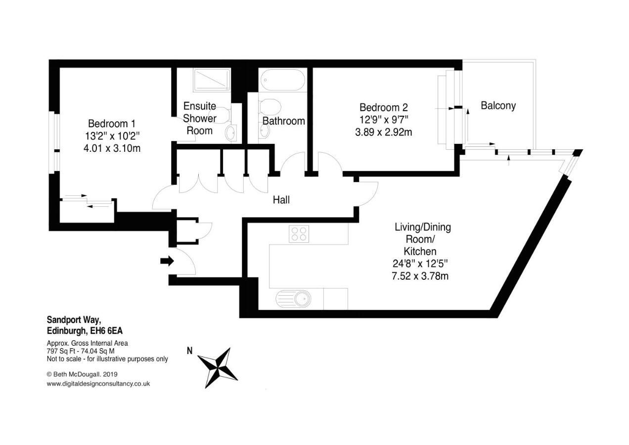 The Sandport Way Residence Edinburgh Kültér fotó